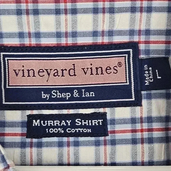 Vineyard Vines Murray Shirt 💯 Cotton Size Large EUC - Picture 4 of 6